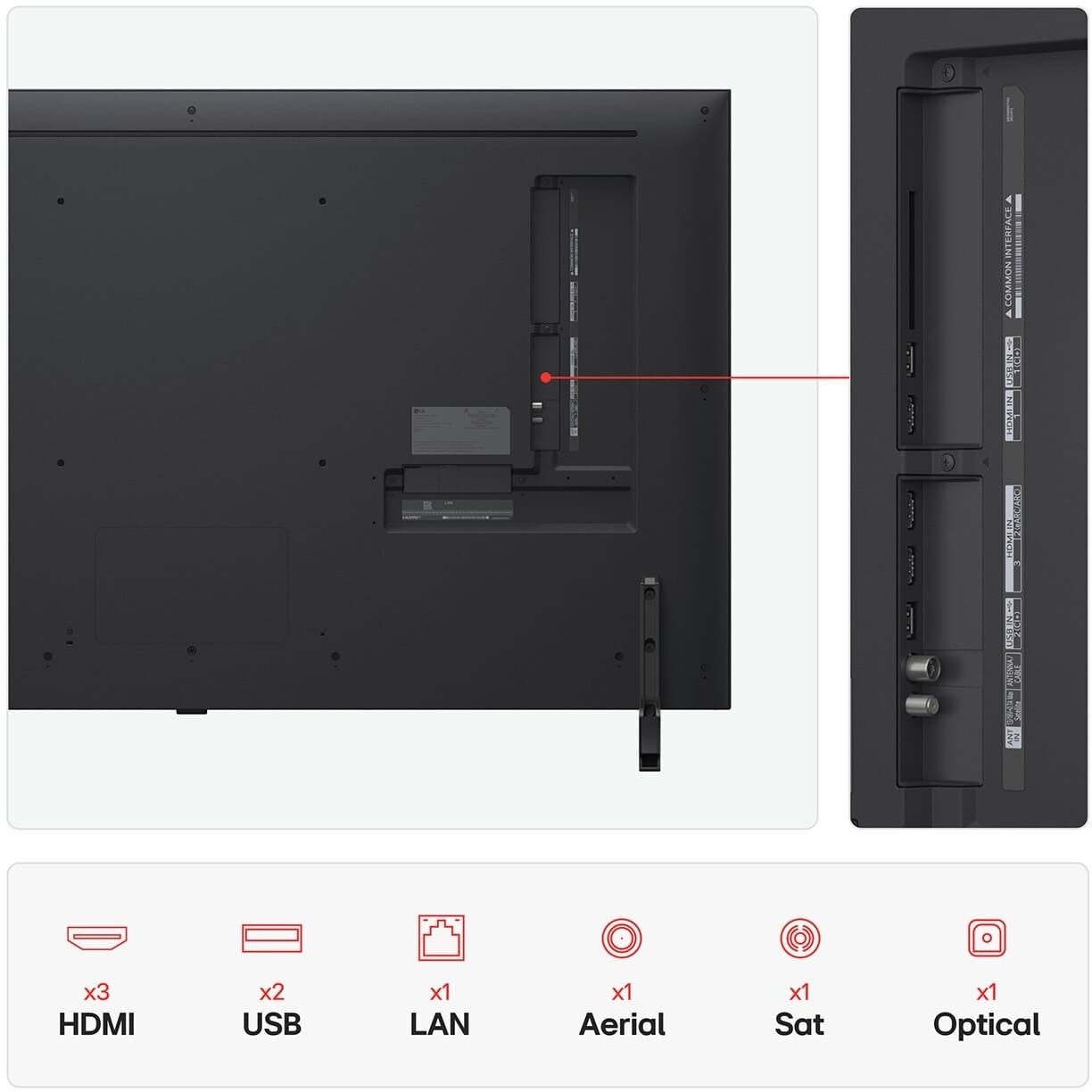 Telewizor LG 55QNED80A6A QNED 55 Cali (140 cm), 4K UHD, HDR, WebOS 25 - obrazek 3